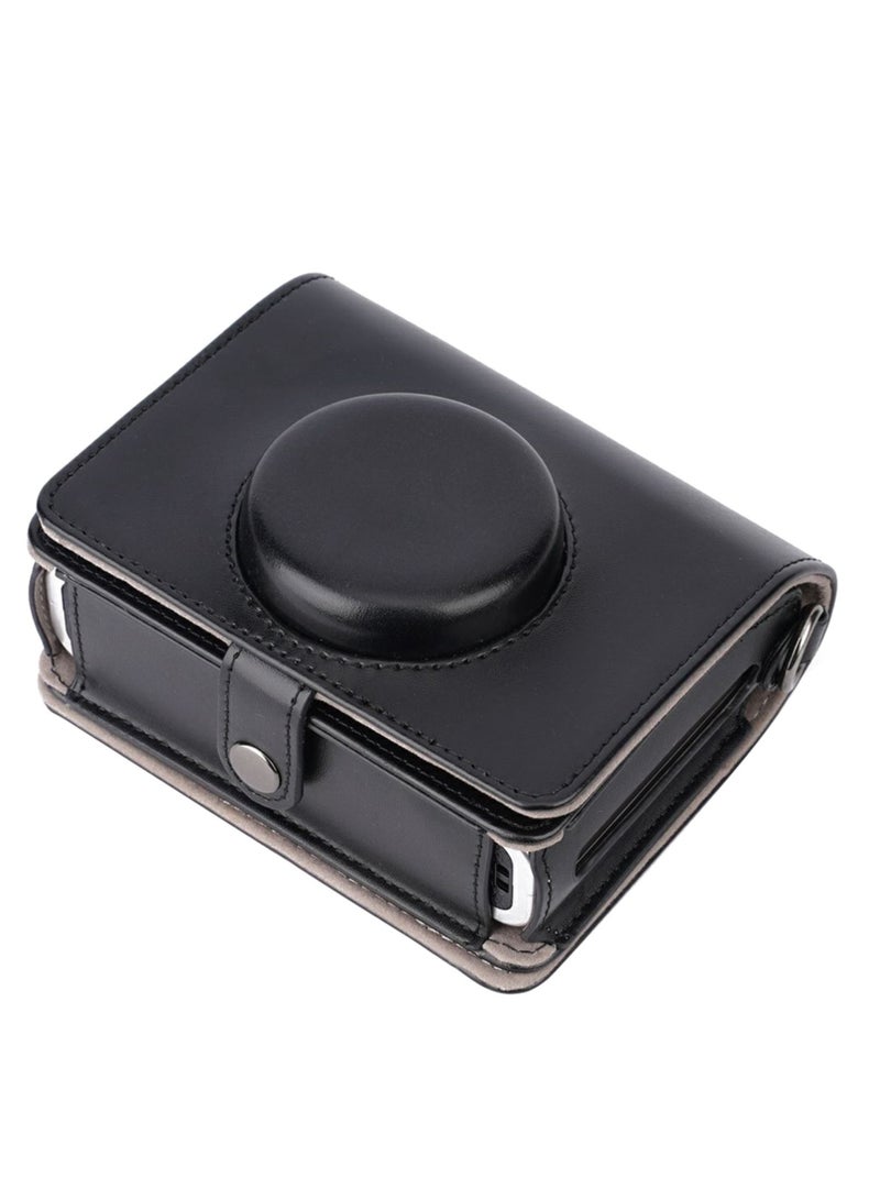 PU Camera Case for Fujifilm Instax Mini EVO Instant Digital Film Photo Camera Protection Cover Camera Bag With Shoulder Strap - Image 2