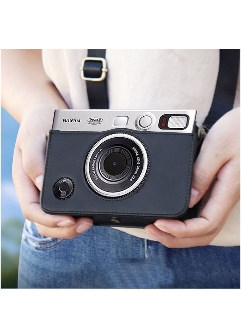 PU Camera Case for Fujifilm Instax Mini EVO Instant Digital Film Photo Camera Protection Cover Camera Bag With Shoulder Strap - Image 5
