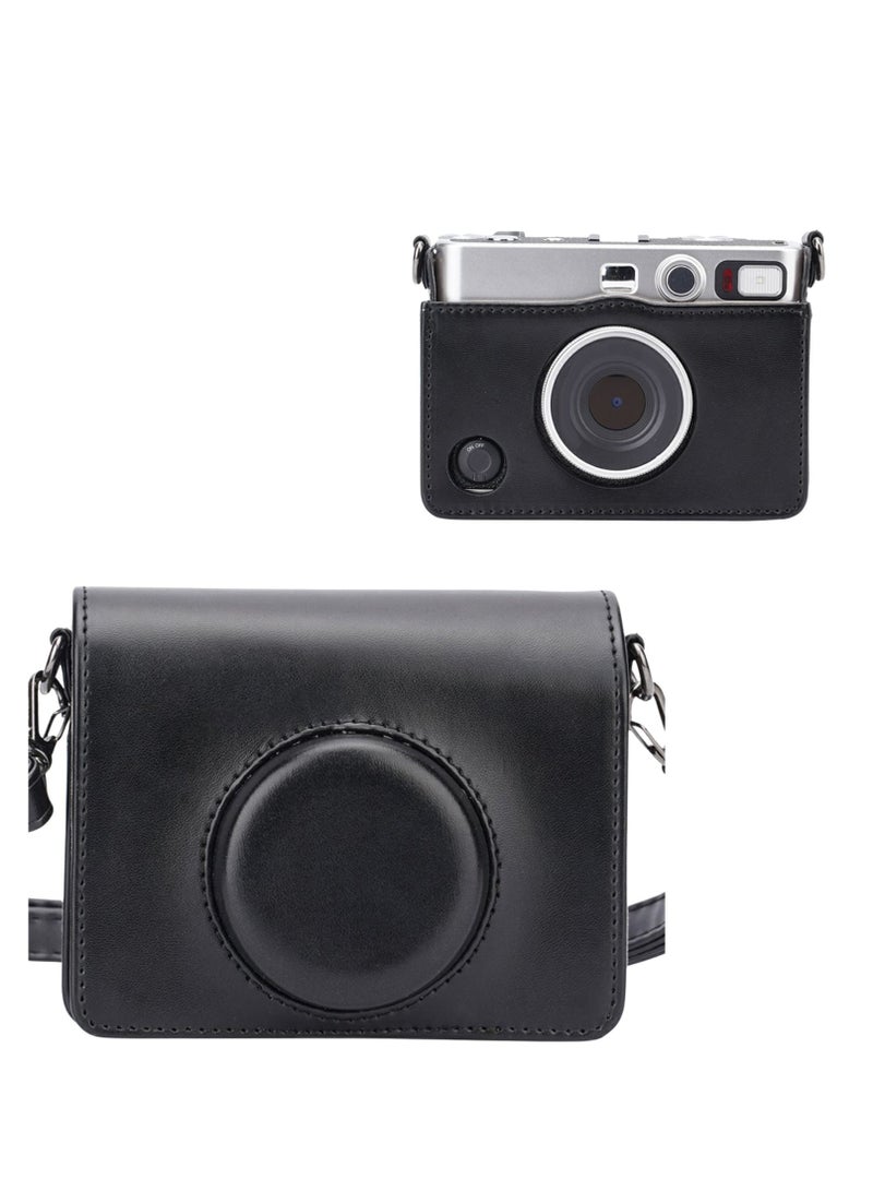 PU Camera Case for Fujifilm Instax Mini EVO Instant Digital Film Photo Camera Protection Cover Camera Bag With Shoulder Strap - Image 1