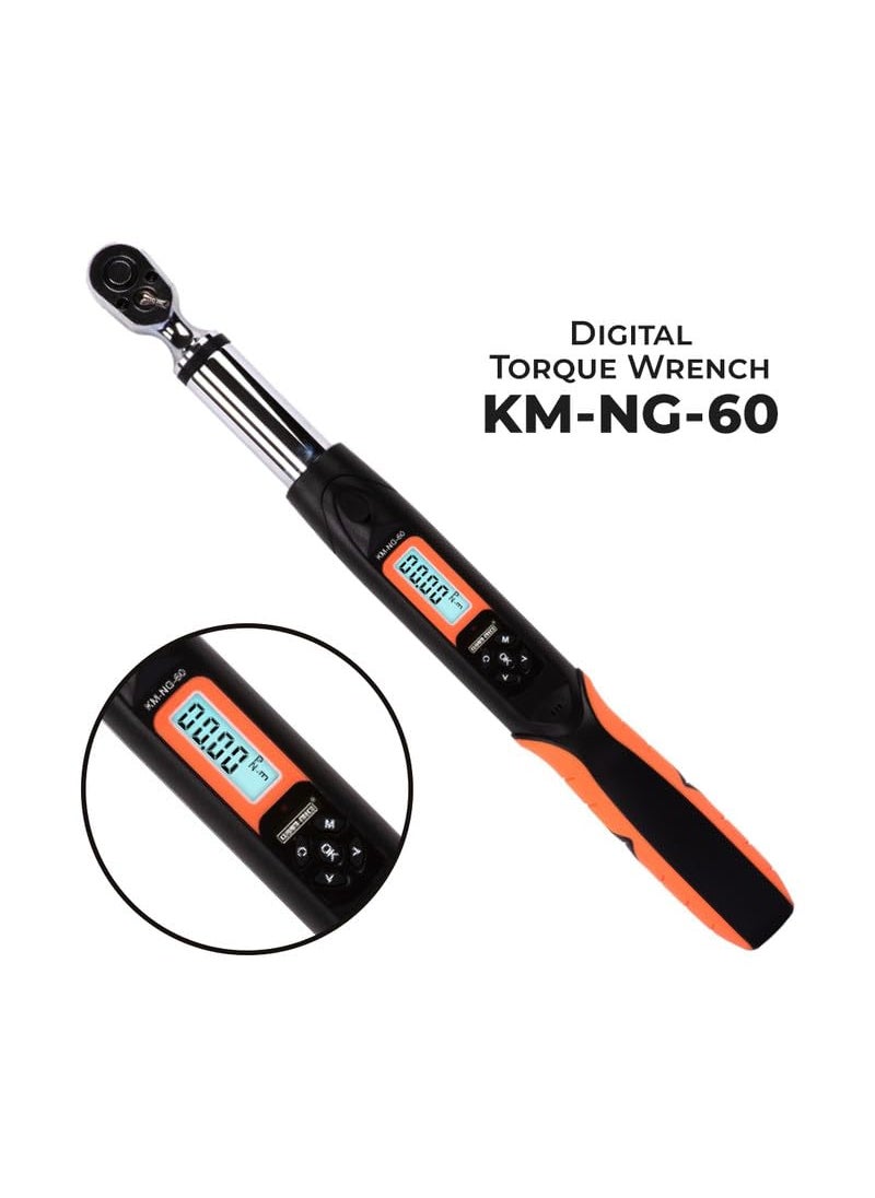 KUSAMMECO DIGITAL TORQUE WRENCH KM NG 60 UserFriendly Control Advanced Technology Easy Operations 1 Year Warranty