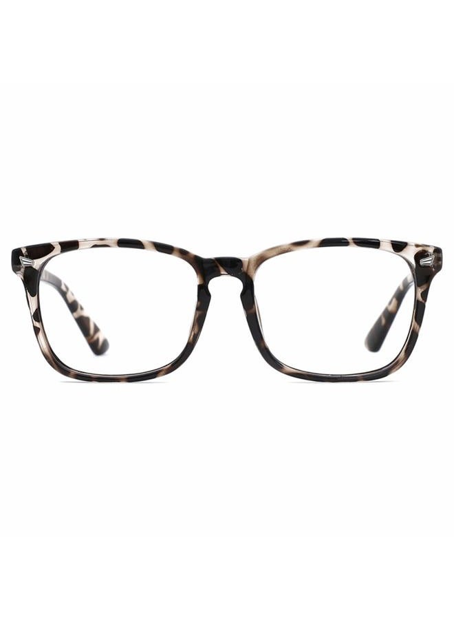 TIJN Blue Light Blocking Glasses for Women Men Clear Frame Square Nerd Eyeglasses Anti Blue Ray Computer Screen Glasses - Image 1