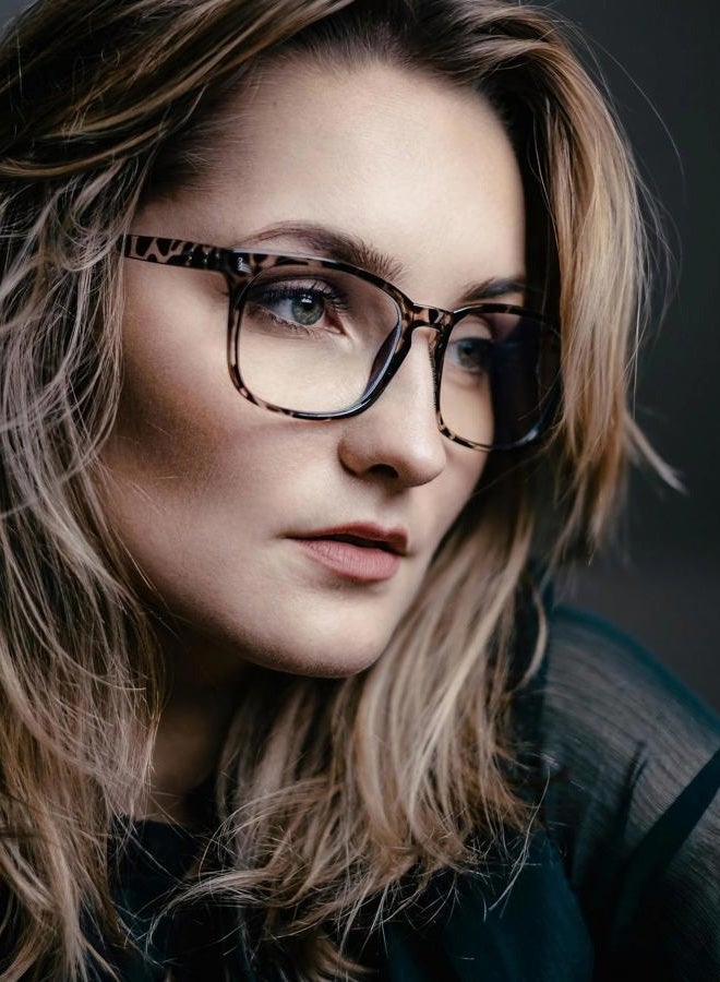 TIJN Blue Light Blocking Glasses for Women Men Clear Frame Square Nerd Eyeglasses Anti Blue Ray Computer Screen Glasses - Image 2