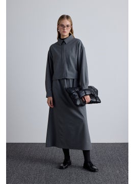 Manuka Waist Adjustable Skirt Gray  - Image 2