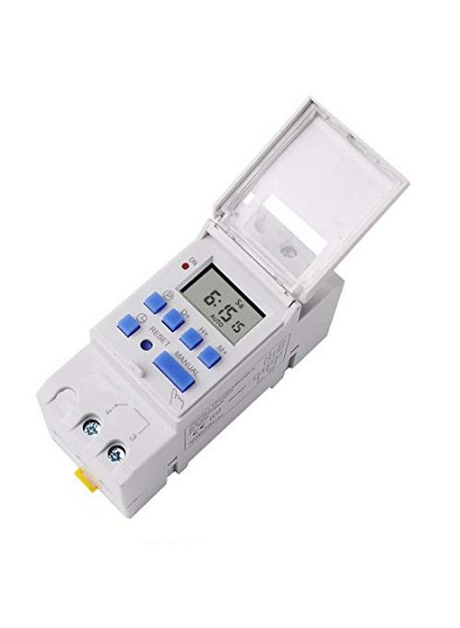 Quick Sense (QS-T3) DIN Rail Digital Timer Switch | Programmable 24x7 Daily/Weekly Automation Controller with LCD Display | Precise Timer Switch for Lights, Motors, Water Pumps & Home Automation - Image 5