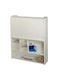 Primanova multi purpose locker can be used as a medicine cabinet cosmetic accessory 14 transparent drawers decorative sliding front door transparent white - pzsku/Z8F97958F76177612F38AZ/45/_/1673957403/3fd43244-8fe1-42cb-bffb-a59350fabdef