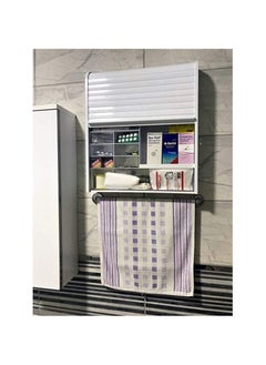 Primanova multi purpose locker can be used as a medicine cabinet cosmetic accessory 14 transparent drawers decorative sliding front door transparent white - pzsku/Z8F97958F76177612F38AZ/45/_/1673957403/eb8d0a73-7f07-478b-9f27-9f7fa54b75d9