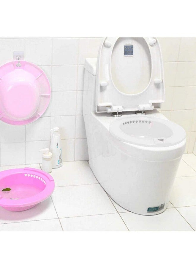 Okayji Sitz Bath Tub for Piles Fissures Pain Relief and Post Surgery Recovery (Pink) - Image 4