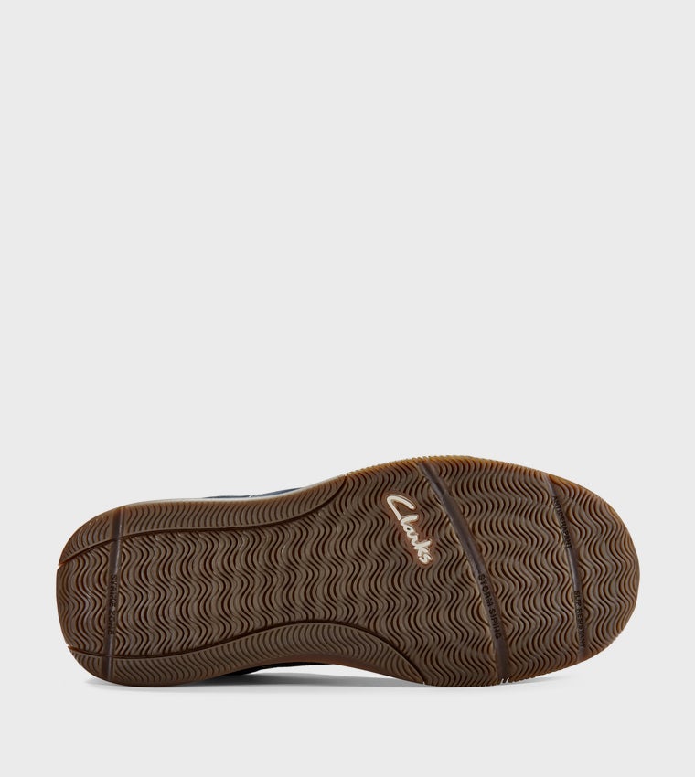 clarks Townview Lace Navy Nubuck - Image 3