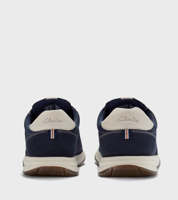 clarks Townview Lace Navy Nubuck - Image 5