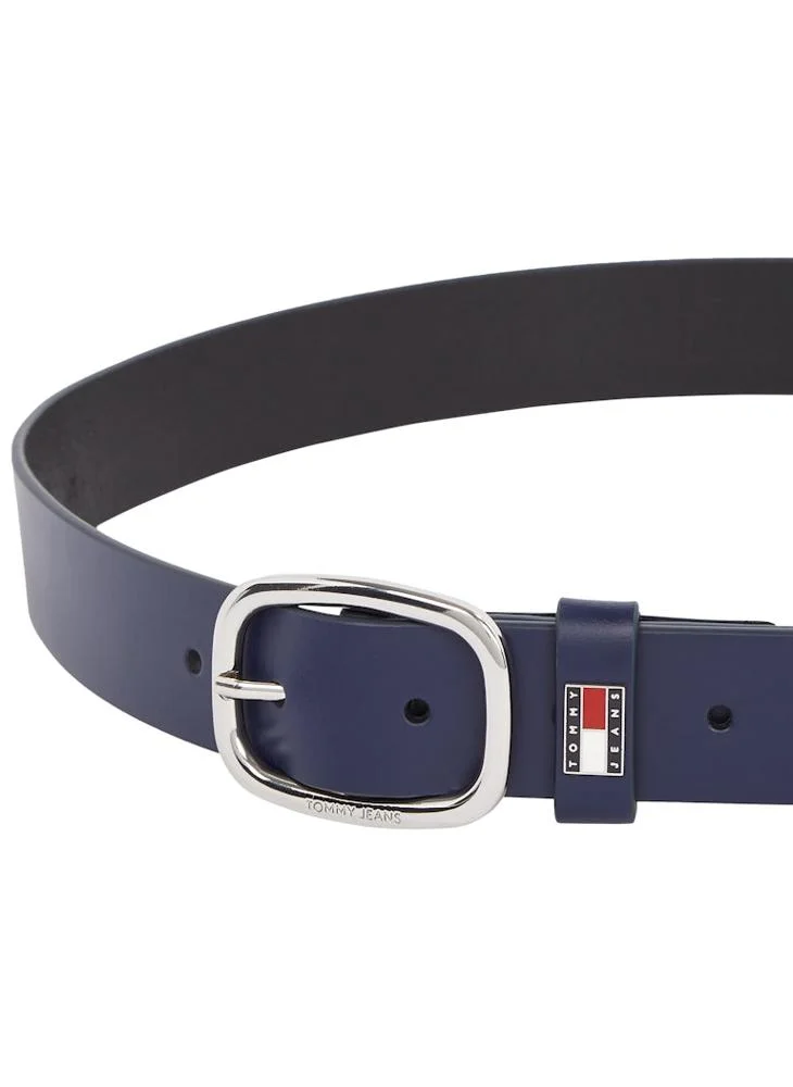 TOMMY JEANS Logo Detail Allocated Buckle Hole Belt