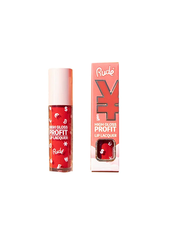 روود High Gloss Profit Lip Lacquer - Yen