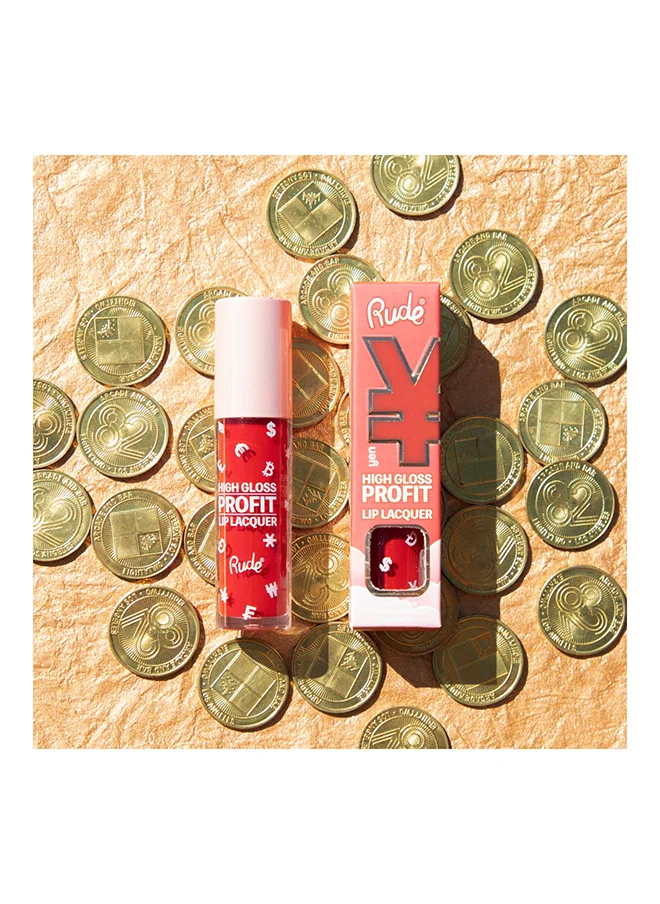 روود High Gloss Profit Lip Lacquer - Yen