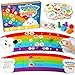 Coogam Rainbow Alphabet Learning Toy Magnetic Letters and Mini Figures Sorting Matching Game Fine Motor Educational Teaching Activity for Preachool Kids 3 4 5 Year Old - Image 2