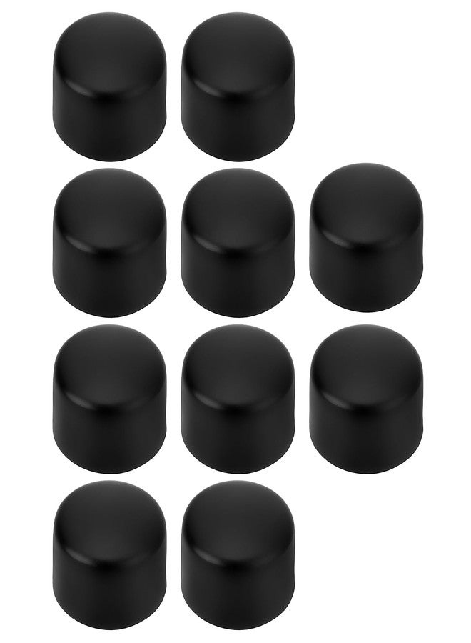 ECSiNG 10pcs Axle Nut End Caps Wheel Nut Caps Bolt Covers 1/2" Flat Head Hex Socket Cover Protectors for Rollator Walker Compatible with Drive R726 R728 - Image 1