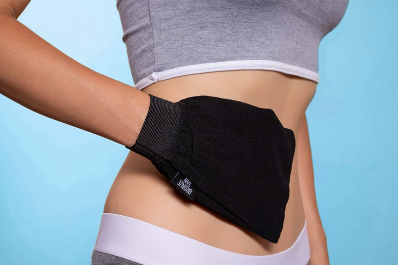 Existing Beauty Bronze Tan Self Tanner Accessory Kit - Includes Self Tanning Mitt, Tan Remover Exfoliating Mitt, Easy-Reach Back Applicator, Tanning Brush Applicator for Face & Hands - Sunless Tanning Application - Image 4