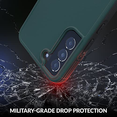 Crave Slim Guard for Galaxy S22+ Case, Shockproof Case for Samsung Galaxy S22+, S22 Plus (6.6 inch) - Forest Green - Image 4
