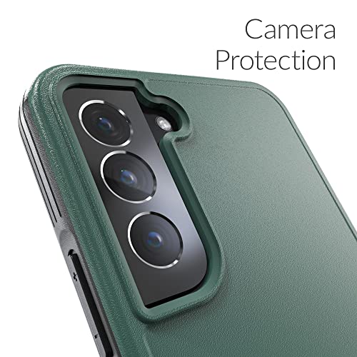 Crave Slim Guard for Galaxy S22+ Case, Shockproof Case for Samsung Galaxy S22+, S22 Plus (6.6 inch) - Forest Green - Image 3