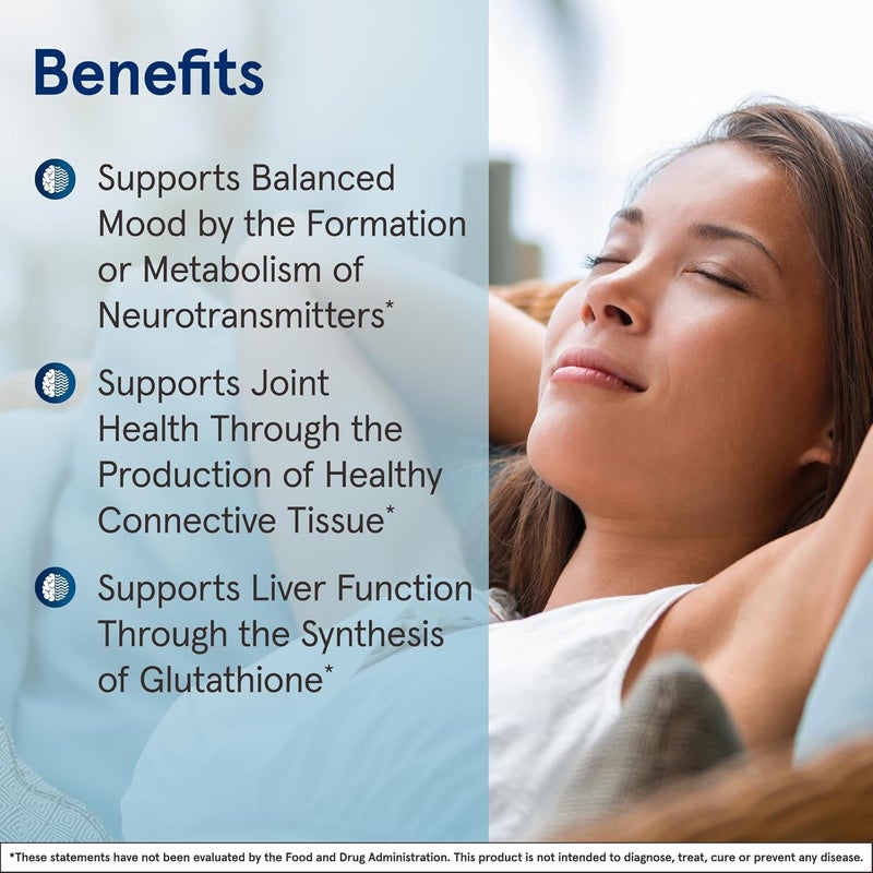 Jarrow Formulas SAMe 400 mg Supports Joint Health Liver Function Brain Metabolism 30 Tablets Up To a 30 Day Supply - Image 4