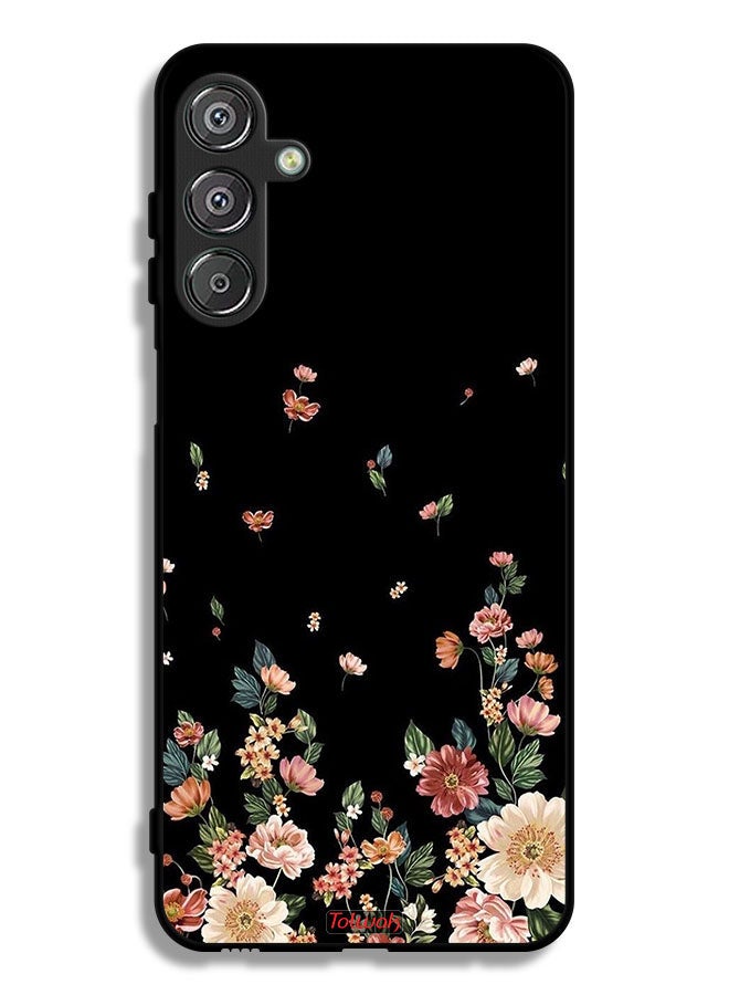 Tolwak غطاء حماية لجهاز سامسونج جالاكسي A16 5G مزخرف بزهور صغيرة في الأسفل - Image 1
