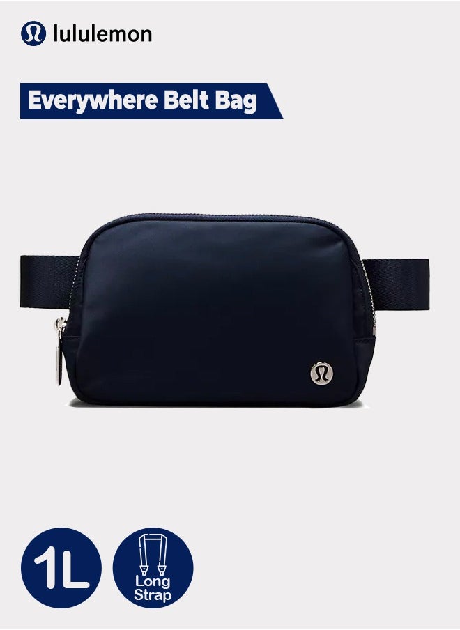 Lululemon - Everywhere Belt Bag, Compact, and Convenient Belly Bag with Zippered Pockets, Easy-Access Exterior Pocket, and Interior Essentials Pocket for On-the-Go Storage, Navy Blue - Image 1