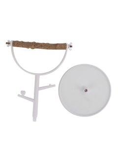 Zerodis Bird Table Stand Bird Perch Bird Perch Parakeet Training Stand Play Stand Tree Claw Sharpening Bird Athletic Toy Rest Playground Wood Birdcage Accessories  - Image 2