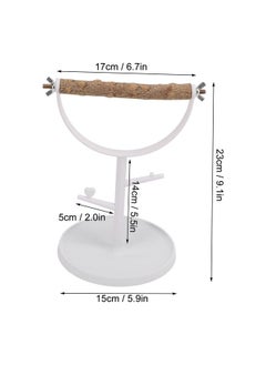 Zerodis Bird Table Stand Bird Perch Bird Perch Parakeet Training Stand Play Stand Tree Claw Sharpening Bird Athletic Toy Rest Playground Wood Birdcage Accessories  - Image 5