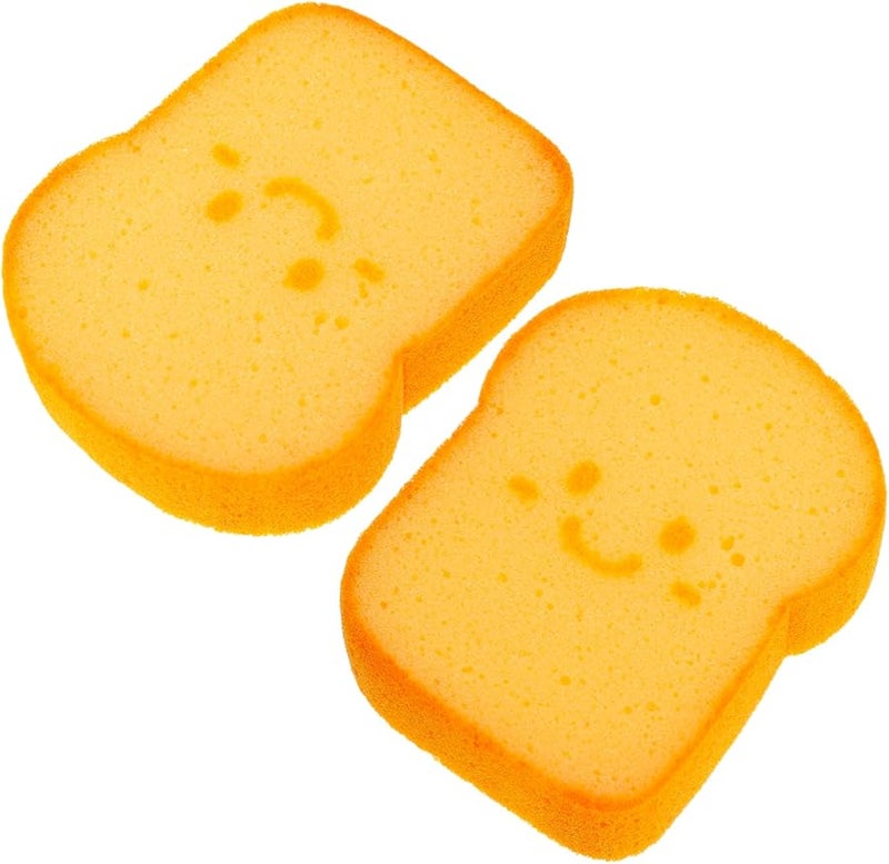 Thick Toast Shaped Kitchen Sponge Soft Reusable Scrubber For Delicate Surfaces - Image 1