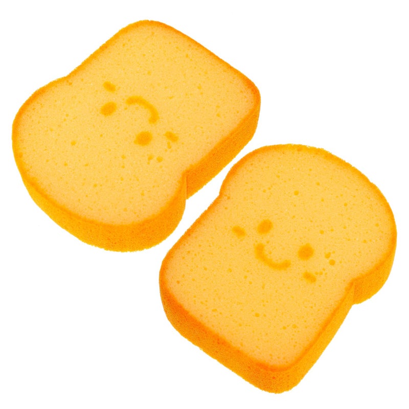 Thick Toast Shaped Kitchen Sponge Soft Reusable Scrubber For Delicate Surfaces - Image 2