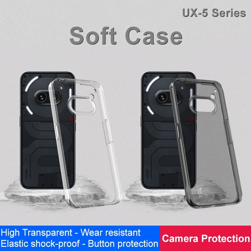 HuHa Protective Cover For Nothing Phone 2a 5G / 2a Plus imak UX-5 Series Transparent Shockproof TPU Protective Case(Transparent) - Image 2