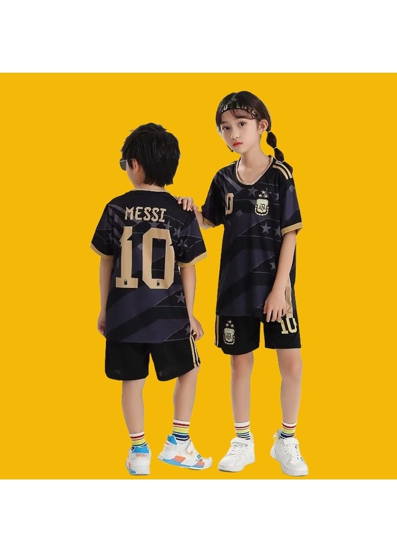 M MIAOYAN M MIAOYAN Argentina Messi No. 10 Jersey Men's and Women's Kindergarten Children's Wear Football Sports Match Football Jersey Set  - Image 1