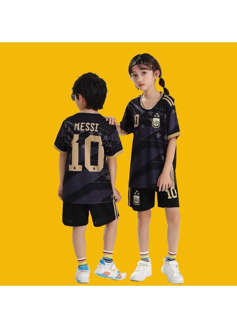 M MIAOYAN M MIAOYAN Argentina Messi No. 10 Jersey Men's and Women's Kindergarten Children's Wear Football Sports Match Football Jersey Set  - Image 2