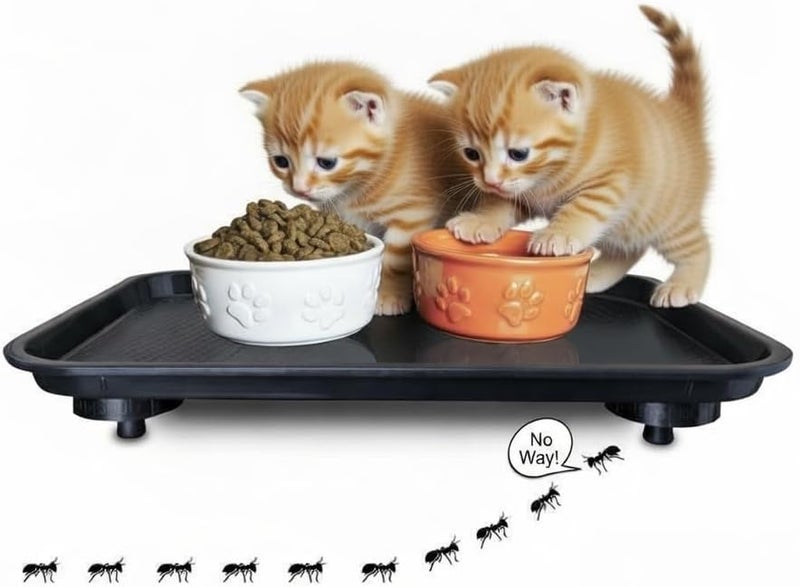 BugSnub Ant Proof Tray - Waterless, Moat Free Cat and Dog Food Tray for Crawling Pest Free Pet Food Feeding Station. Kitchen Sweets and Trash, Ant Free Platform. - Image 3