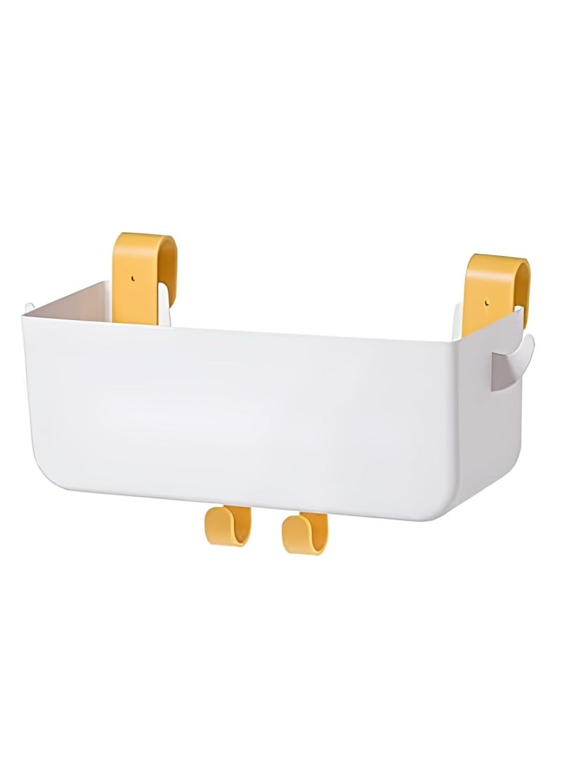 PTTIMFFM Bedside Organizer Storage Caddy,Hanging Bunk Bed Storage Accessories with Multi Pockets for Bedside and Handrail,Bunk Bed Shelf Organizer (White) - Image 1