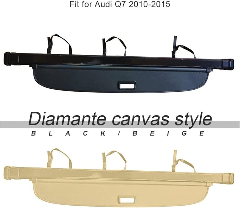 Vuzmode Retractable Trunk Parcel Shelf Cover for Q7 - Image 3