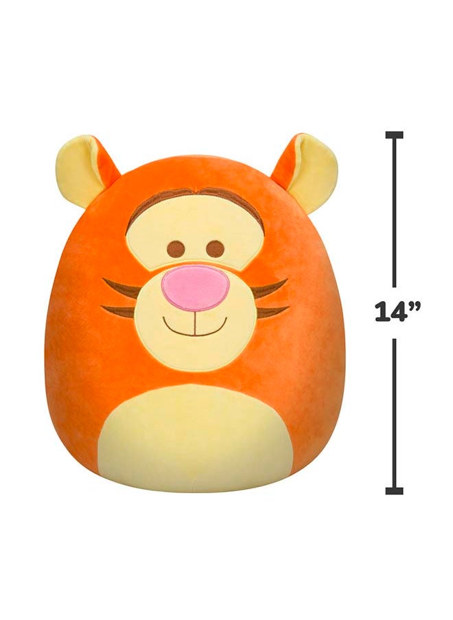 Squishmallows 14 inch Disney Tigger , Officially Licensed Kellytoy Plush Toy, Colorful Soft Toy, Gift for Kids, Girls & Boys Washable Squishy Stuff Toy Multicolor All Age  - Image 4