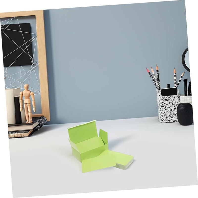 Green Blank Vocabulary Cards 100pcs Rounded Corners Smooth Writing for Notes Messages Projects - Image 5
