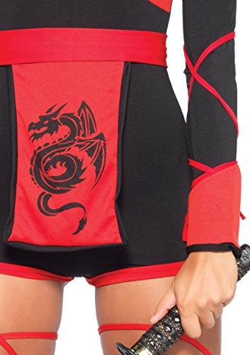 Leg Avenue Women's Costume, Black/Red, X-Large - Image 4