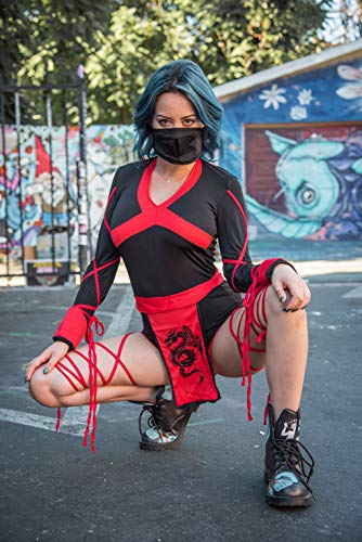 Leg Avenue Women's Costume, Black/Red, X-Large - Image 5