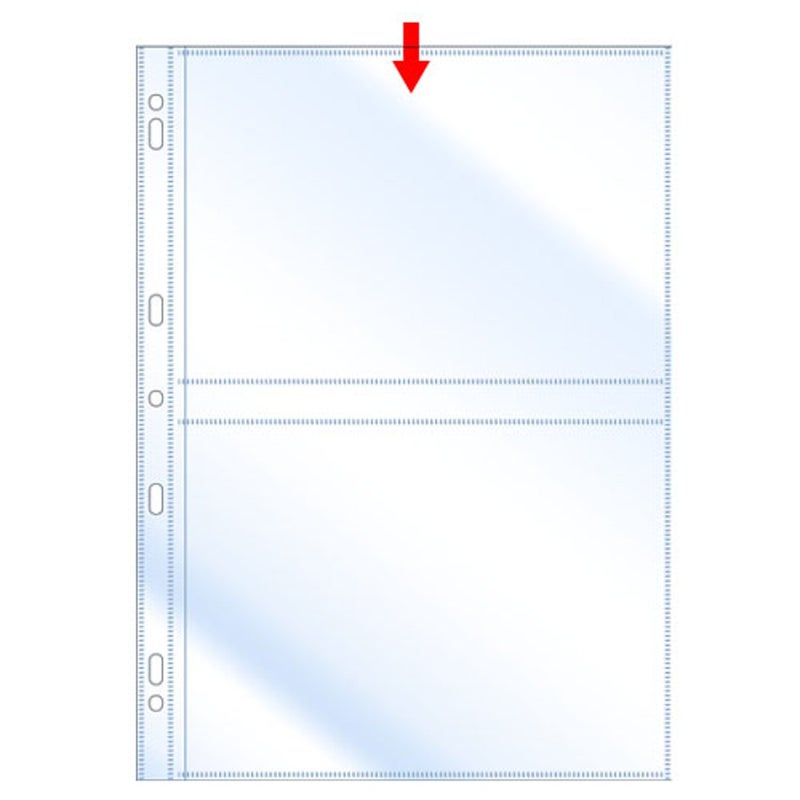 Clear File ClearFile 370025B Archival-Plus 5" x 7" Print Page (25 Pack) - Image 1