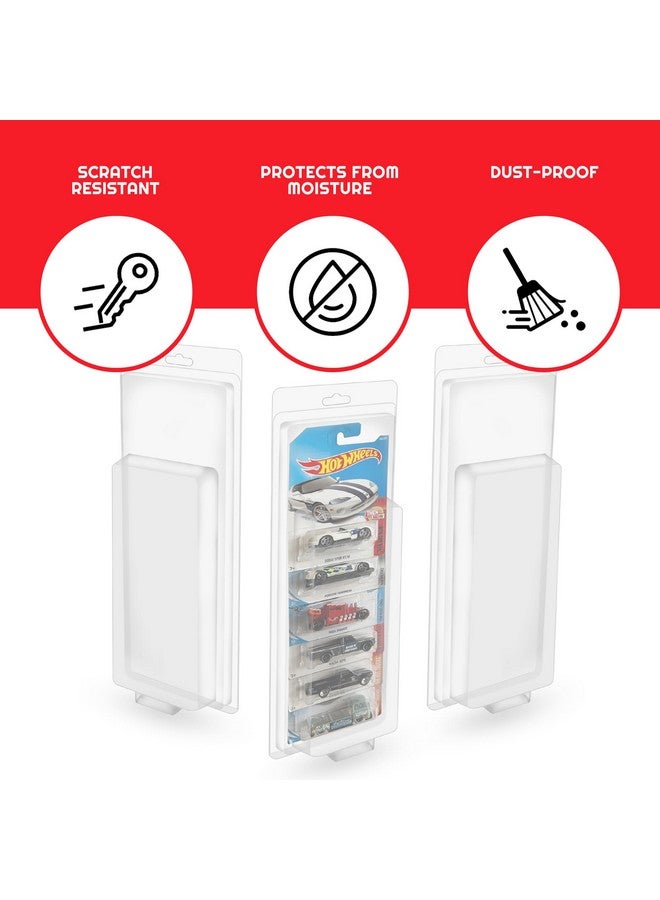 EVORETRO Diecast Blisters 5 Cars Compatible for Mainline or Regular Matchbox Hot Wheels Protector case Car - 0.60mm - Pack of 5 - hot Wheels Protector Packs - Image 4