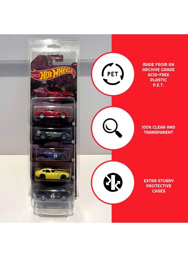 EVORETRO Diecast Blisters 5 Cars Compatible for Mainline or Regular Matchbox Hot Wheels Protector case Car - 0.60mm - Pack of 5 - hot Wheels Protector Packs - Image 3