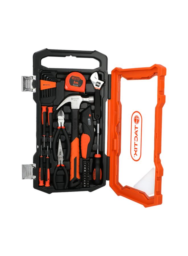 Tactix 39-Piece Household Tool Set Orange and Black - Image 3