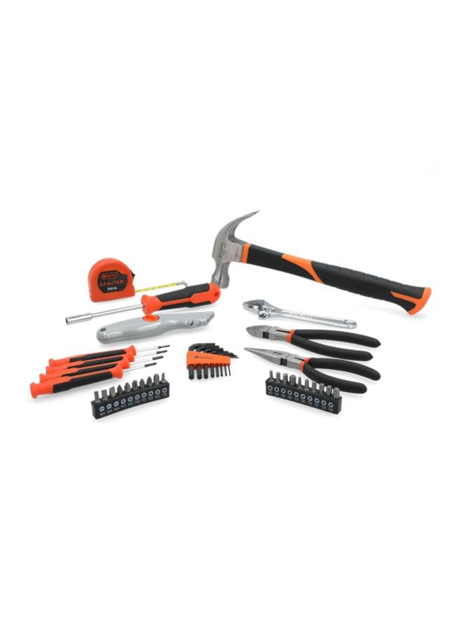 Tactix 39-Piece Household Tool Set Orange and Black - Image 2