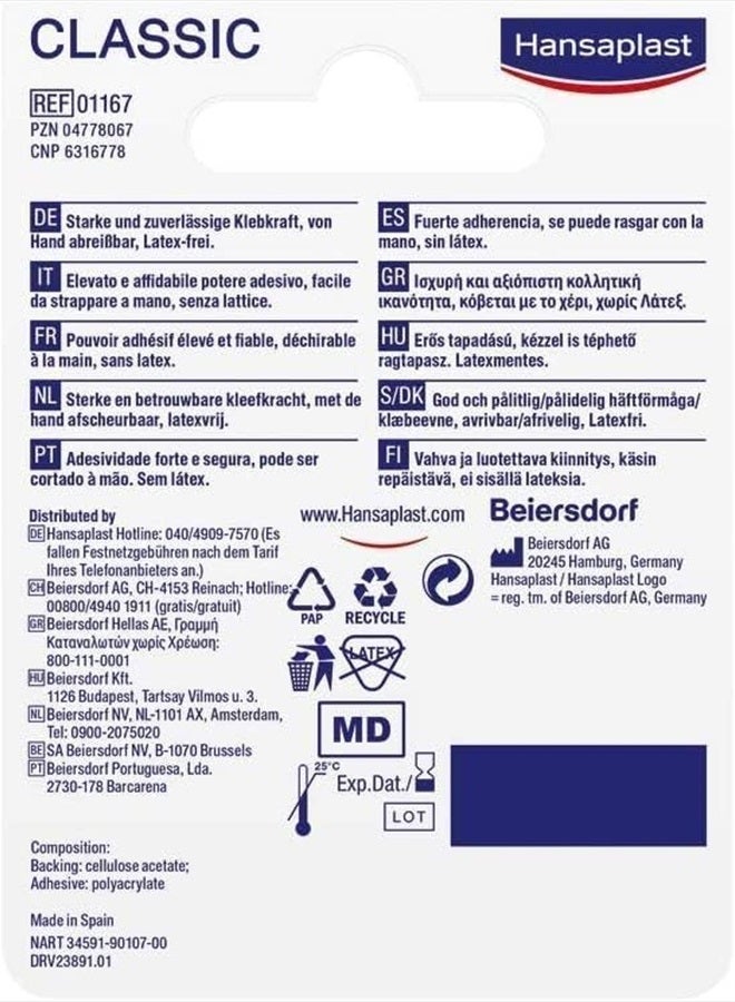 Hansaplast Fixierpflaster Classic 500 x 1.25 cm - Image 5