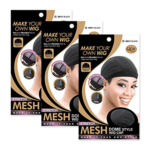 Qfitt (3 Pack) Mesh Dome Style Wig Cap #5011 (3 Count (Pack of 1)) - Image 5