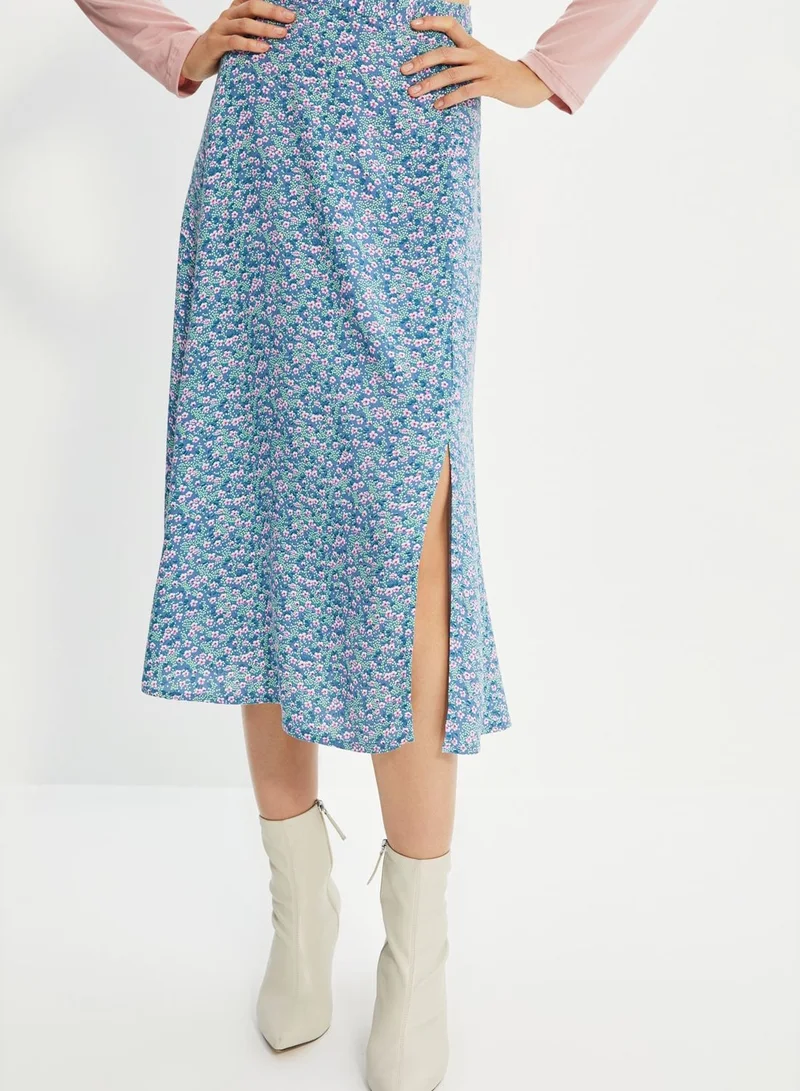 trendyol Knitted Midi Skirt