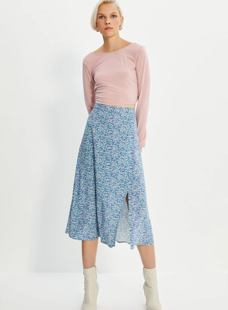 trendyol Knitted Midi Skirt