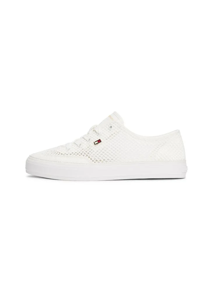 تومي هيلفيغر Open Mesh Low Top Sneakers
