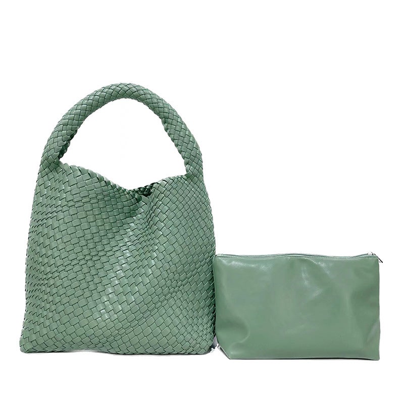 Underarm 2025 Fashion Handmade Woven Bag Mother Bag New Women'S Large Capacity Tote Bag Shoulder All-Match Bag For Women - Image 1