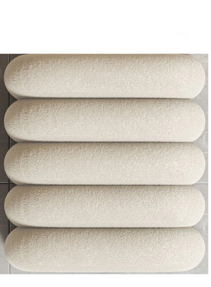 فاشون هوم كرسي زينة عثماني حديث، مسند قدم، كرسي زينة صغير لغرفة النوم أو غرفة المعيشة أو غرفة الملابس 40 × 38 × 46 سم (مُجمَّع بالكامل) - Image 5